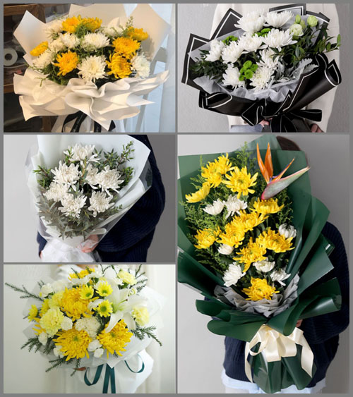 福建漳州龙海市石码镇登第村白事花束代送